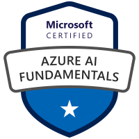 Microsoft Azure AI Fundamentals Certificate